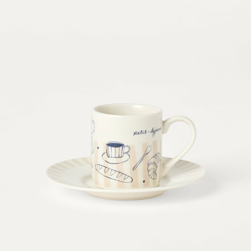 Petit Dejeuner Espresso Mug
