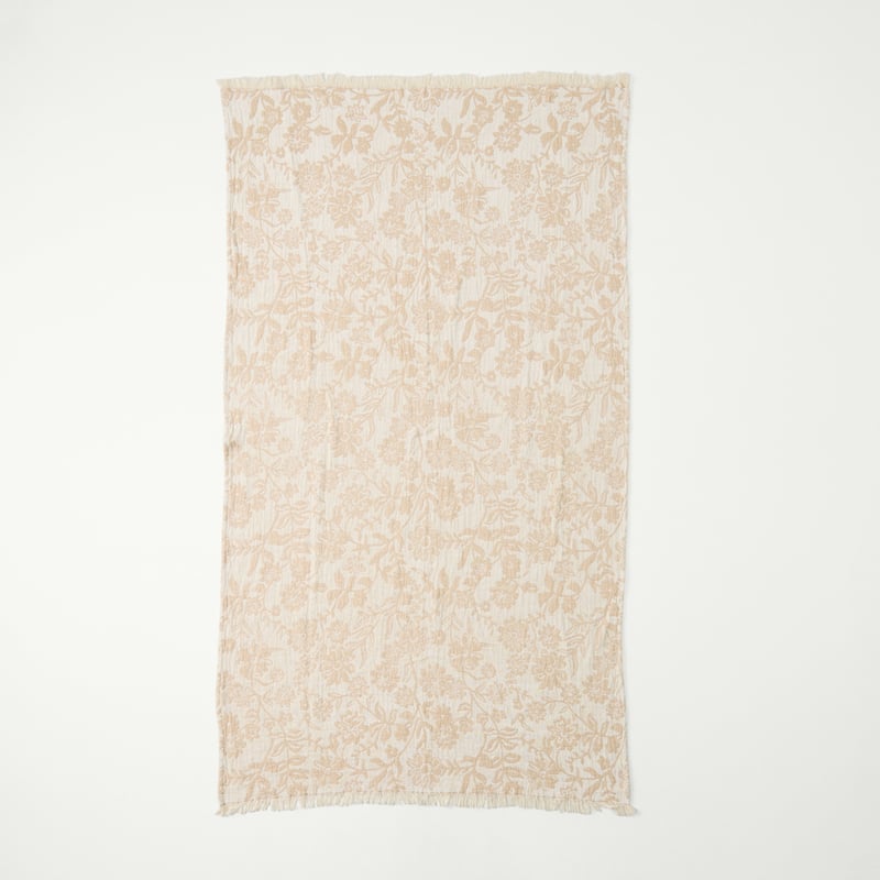 Pippa Pebble Floral Throw