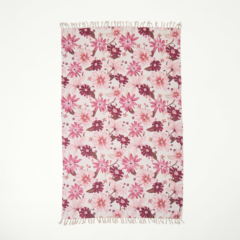 Chloe Berries Floral Throw