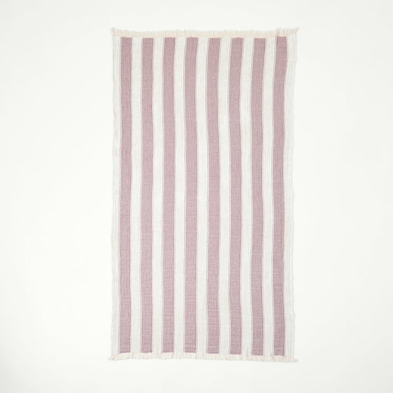 Pippa Redwood Stripe Throw