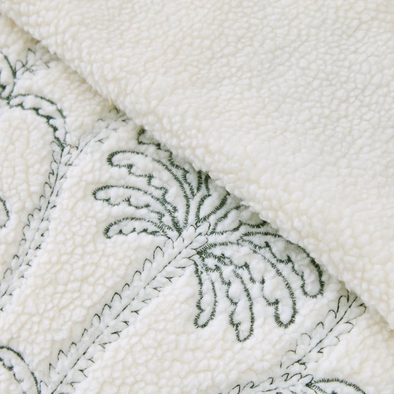Dreamer Palm Sherpa Blanket