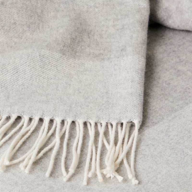 Tablelands Grey Australian Wool Throw