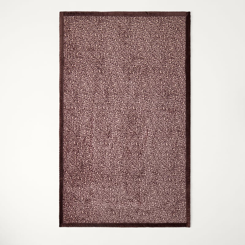Sherpa Mocha Leopard Throw