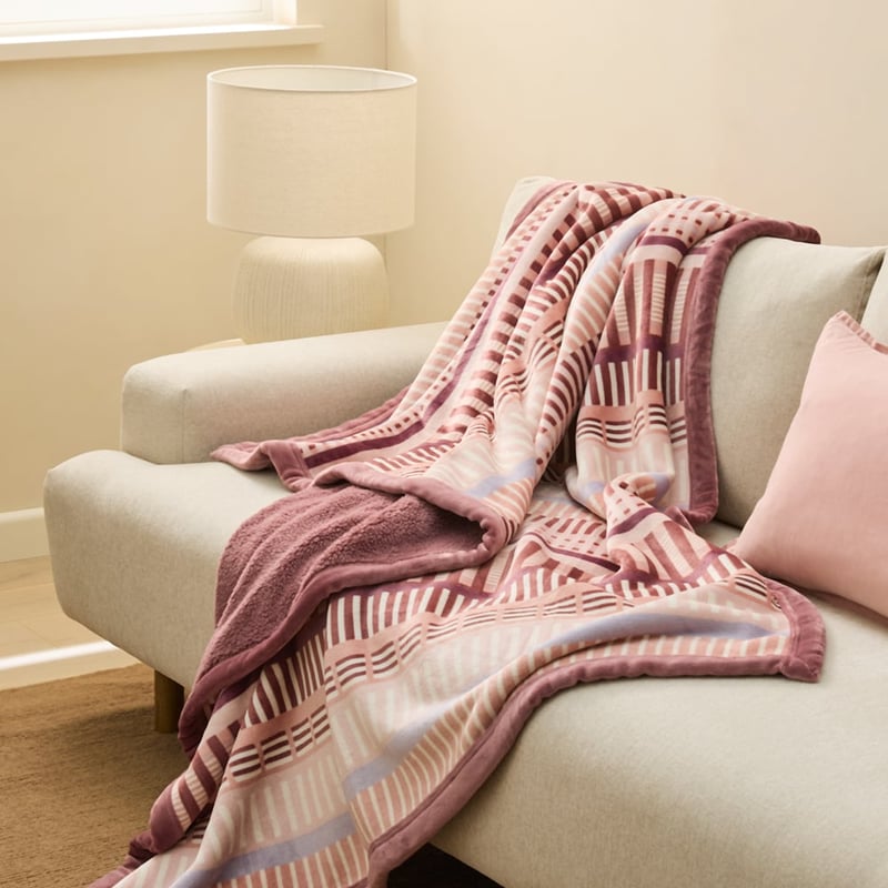 Sherpa Ember Geometric Throw