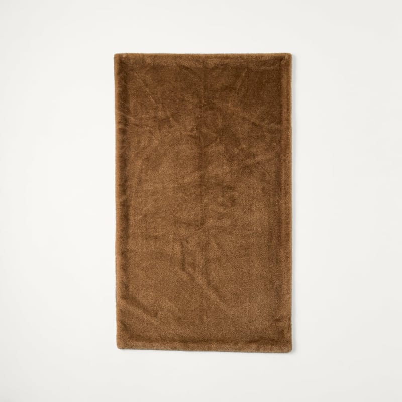 Zurich Pecan Recycled Fur Throw