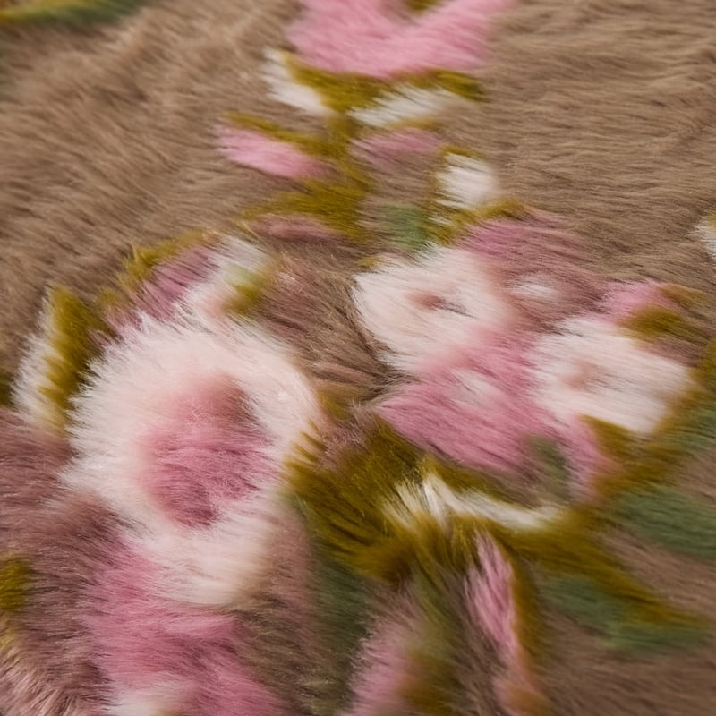 Ember Mocha Fur Blanket