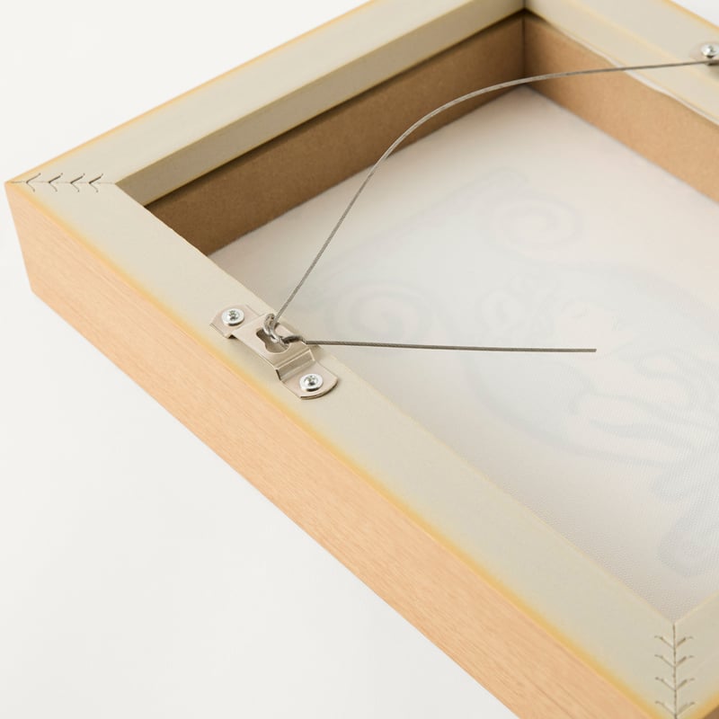 Kora Urn Blue & Natural Portrait Canvas