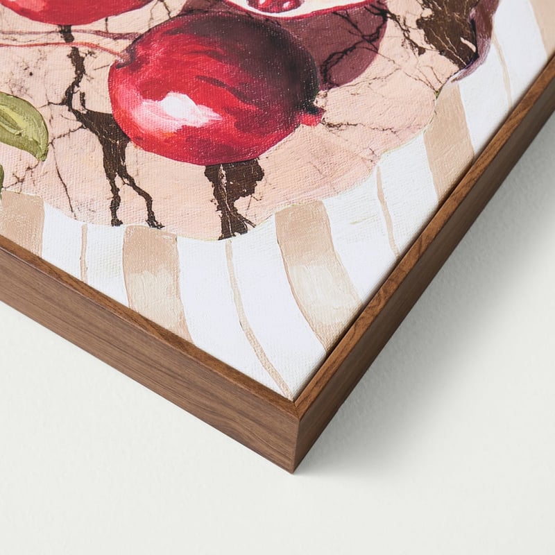 Fruit Pomegranate Bowl Canvas