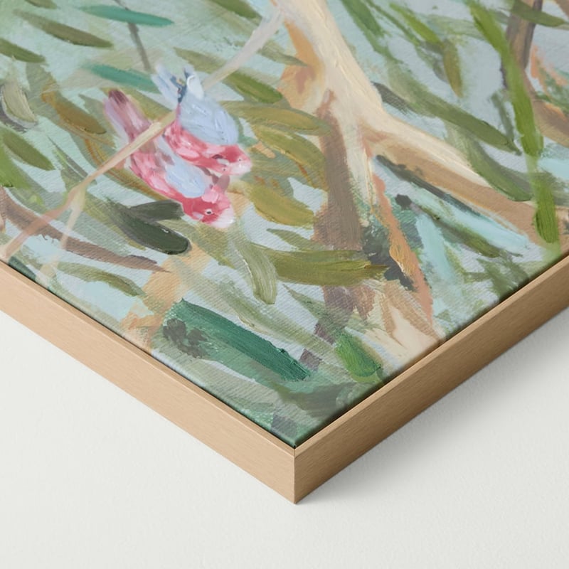 Native Pink Chorus Square Canvas