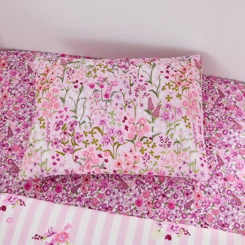 Heirloom Ellie Pink Quilted Quilt Cover Set