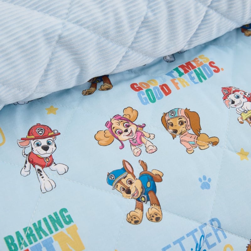 Paramount Paw Patrol Blue Coverlet