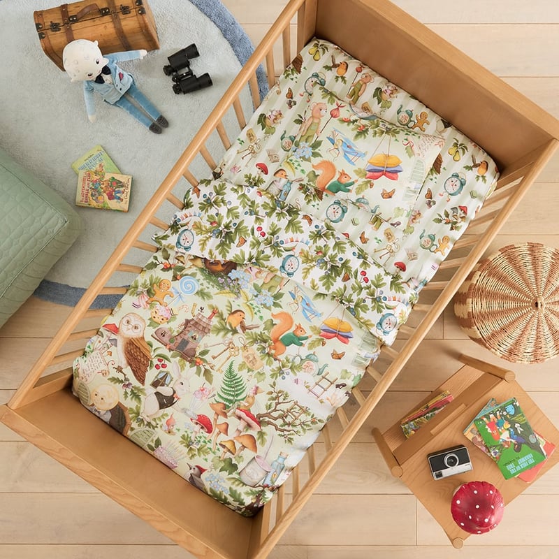 Fleur Harris Faraway Tree Sage Quilt Cover Set