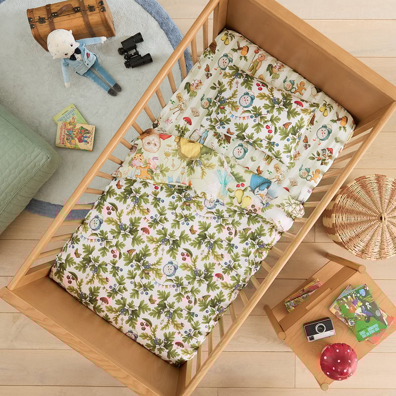 Fleur Harris Faraway Tree Sage Quilt Cover Set