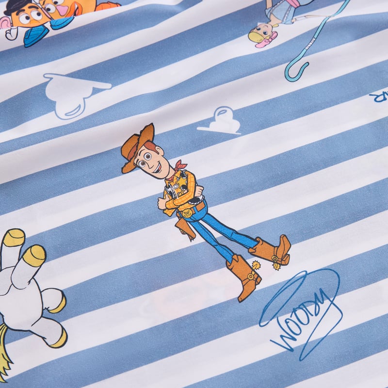 Disney Pixar Toy Story Kindness Club Blue Stripe Sheet Set