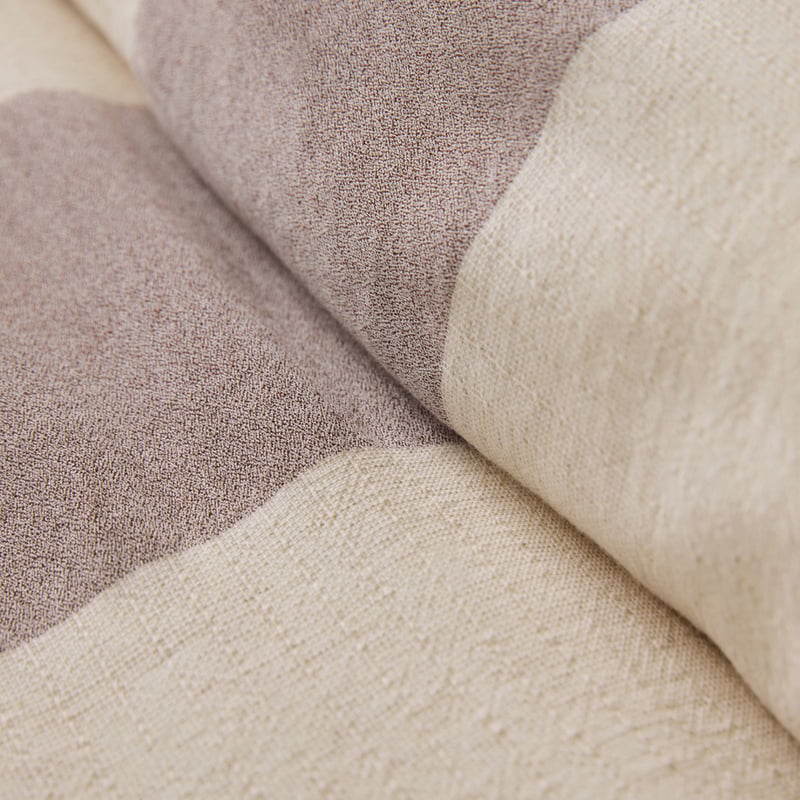 Atlas Natural & Raisin Stripe Quilt Cover Set + Separates