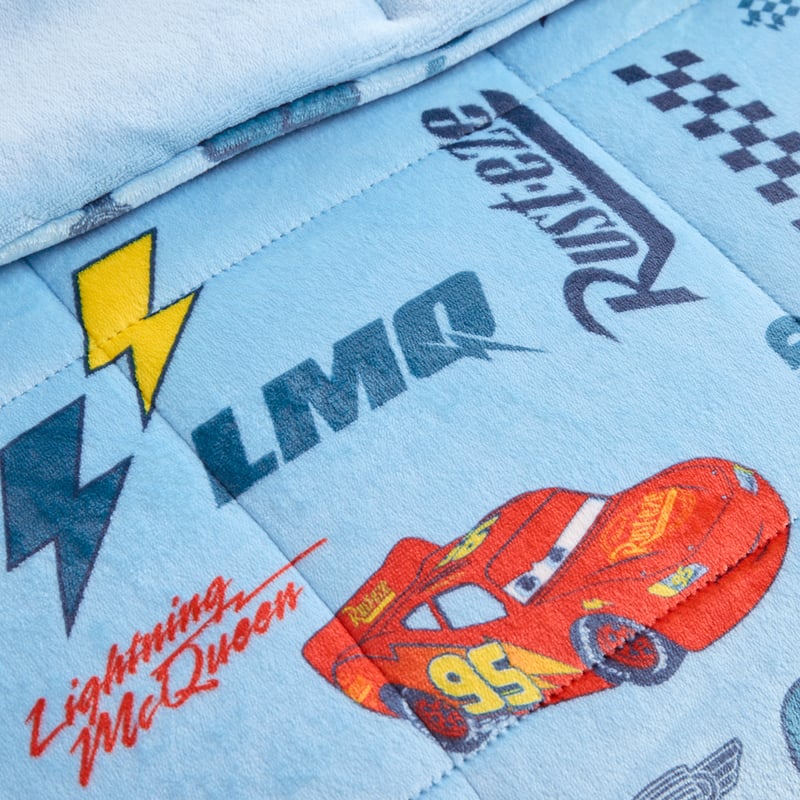 Disney Pixar Cars Blue Super Cuddly Blanket