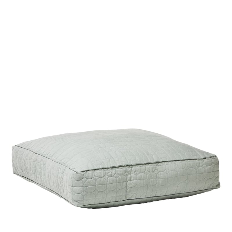 Vintage Washed Linen Eucalyptus Floor Cushion