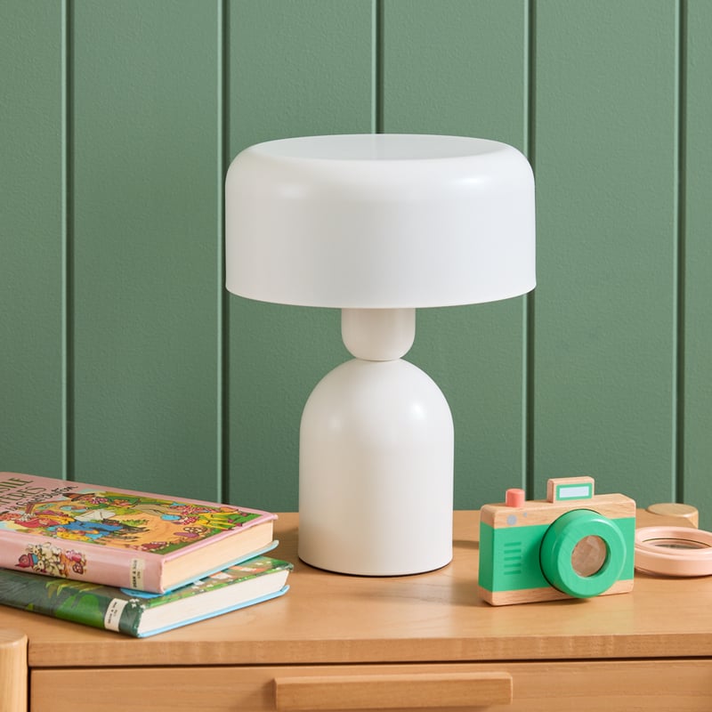 Soho White Soft Touch Lamp