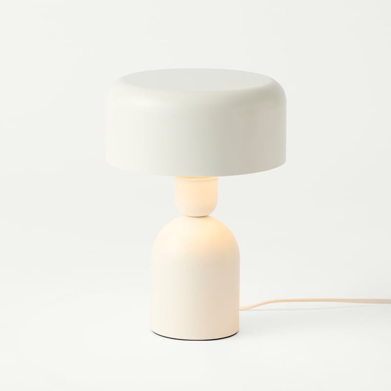 Soho White Soft Touch Lamp