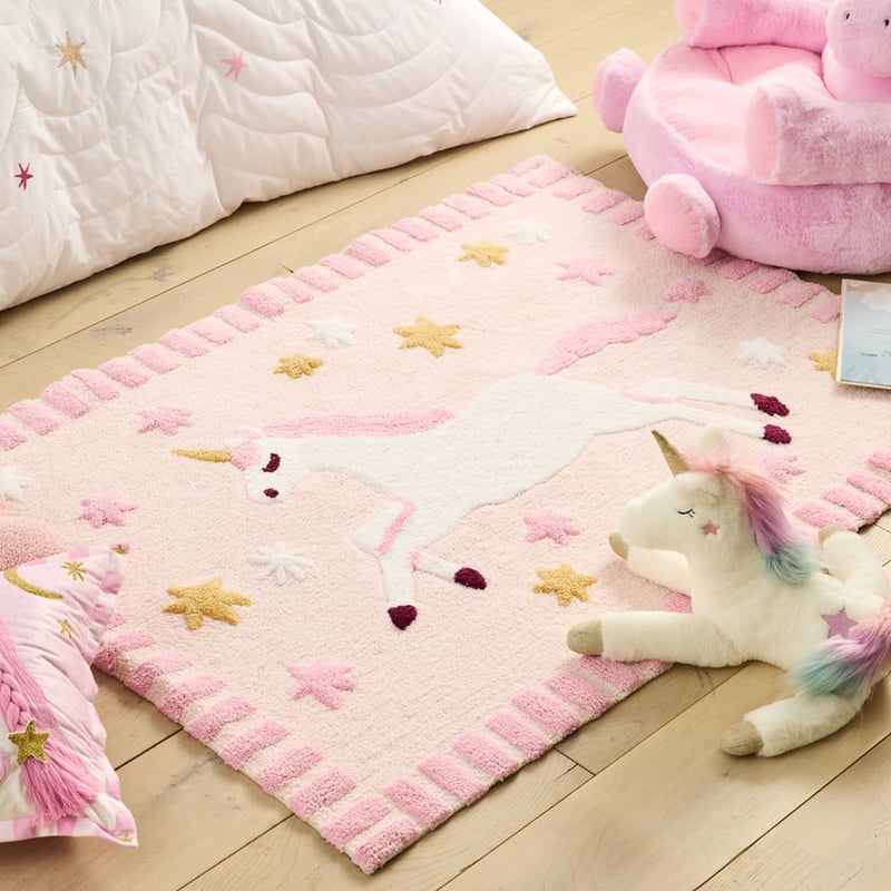 Starla Unicorn Pink Rug