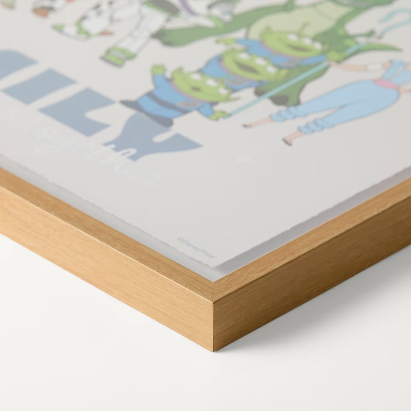 Adairs Kids - Disney Pixar Toy Story Natural Frame Colour Wall Art | Adairs