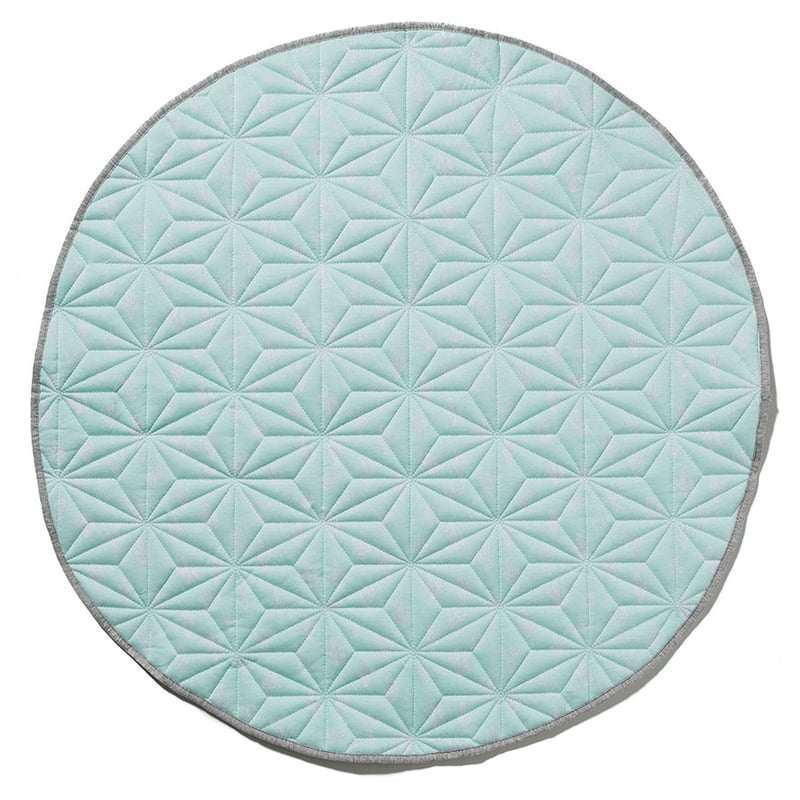 Circle Baby Blanket Mint