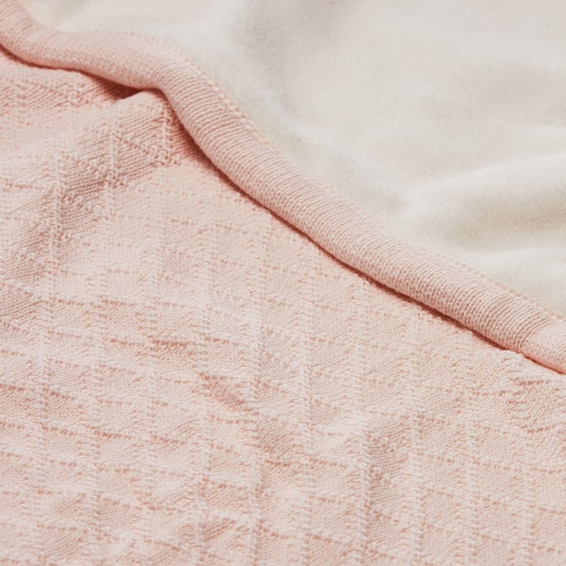 Morgan Soft Pink Baby Blanket 