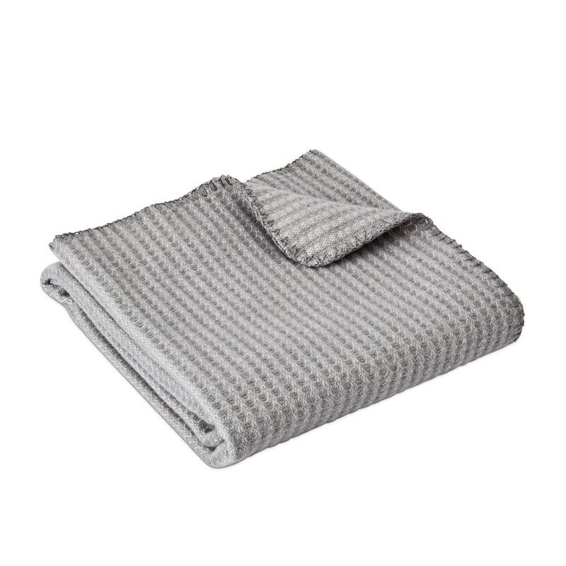 Bamboo Wool Grey Baby Blanket