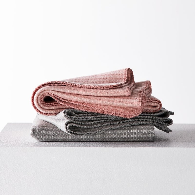 Bamboo Wool Grey Baby Blanket