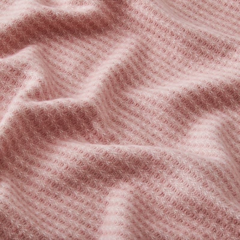 Bamboo Wool Pink Baby Blanket
