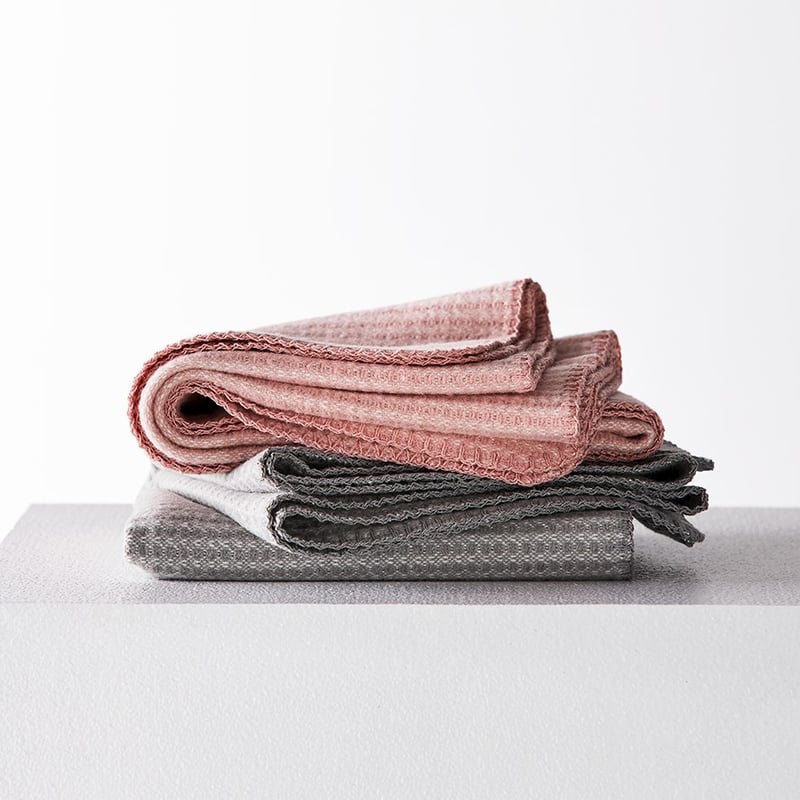 Bamboo Wool Pink Baby Blanket