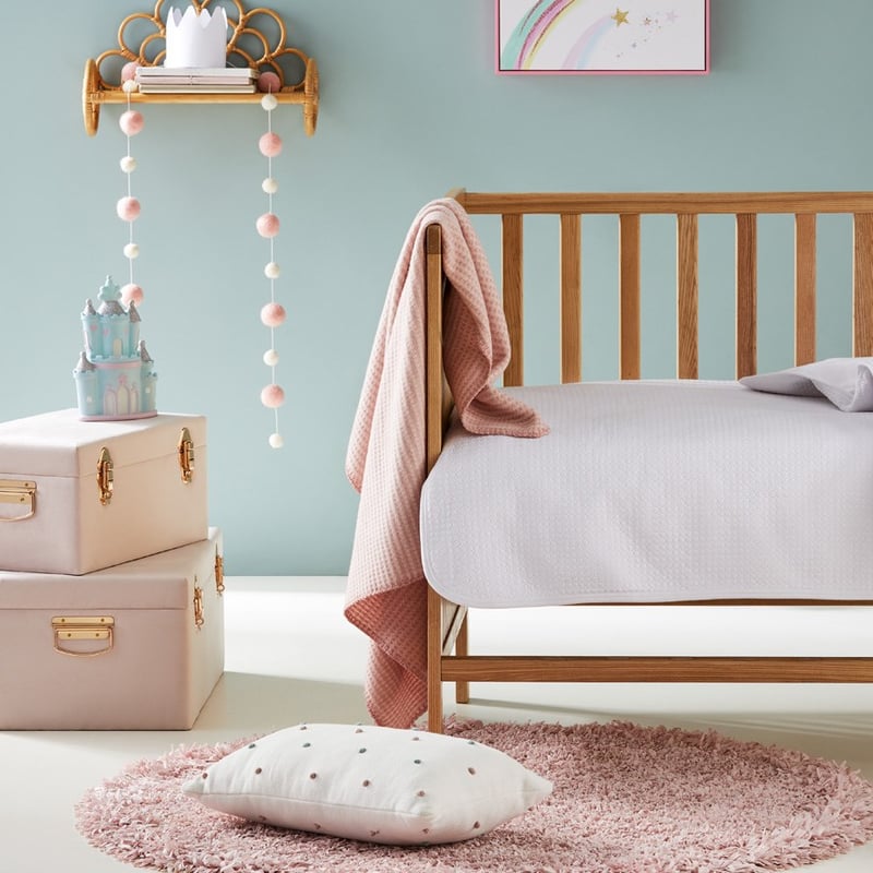 Bamboo Wool Pink Baby Blanket