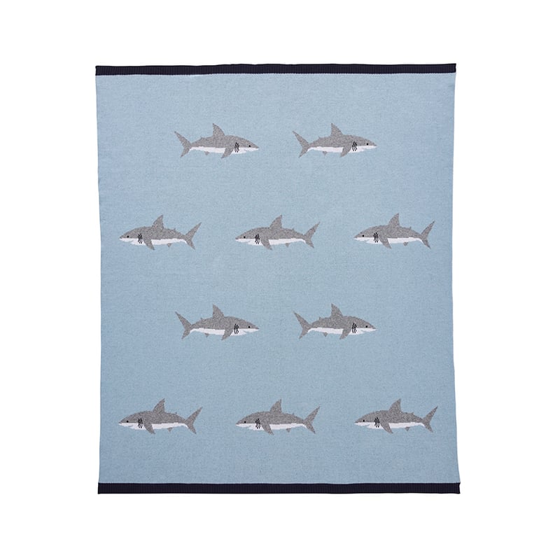 RJL Shark Throw Blue
