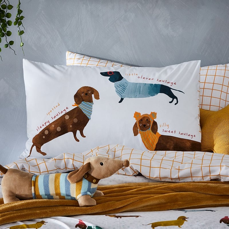 Dachshund Pals Pillowcase 