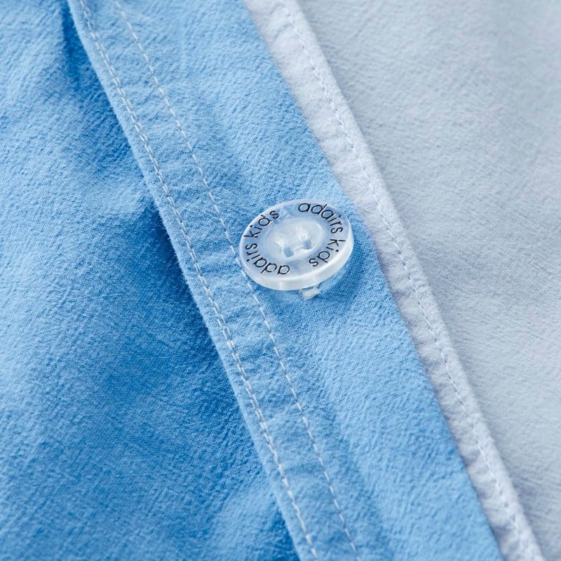 Stonewashed Cotton Cornflower Blue Duvet Cover Set