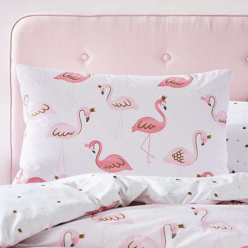 Flamingo Queen Pink Quilt Cover Set
