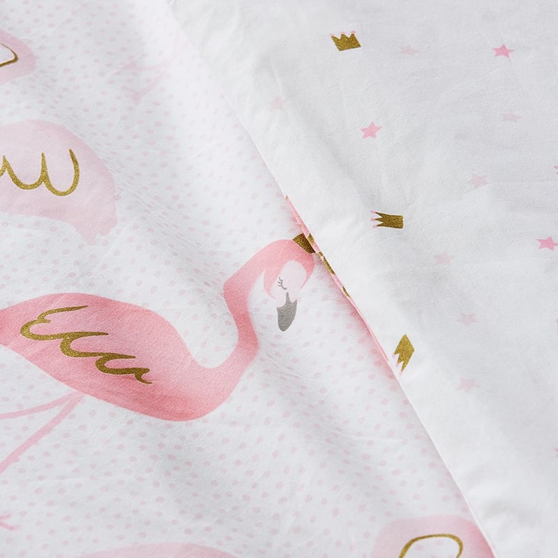 Flamingo Queen Pink Quilt Cover Set