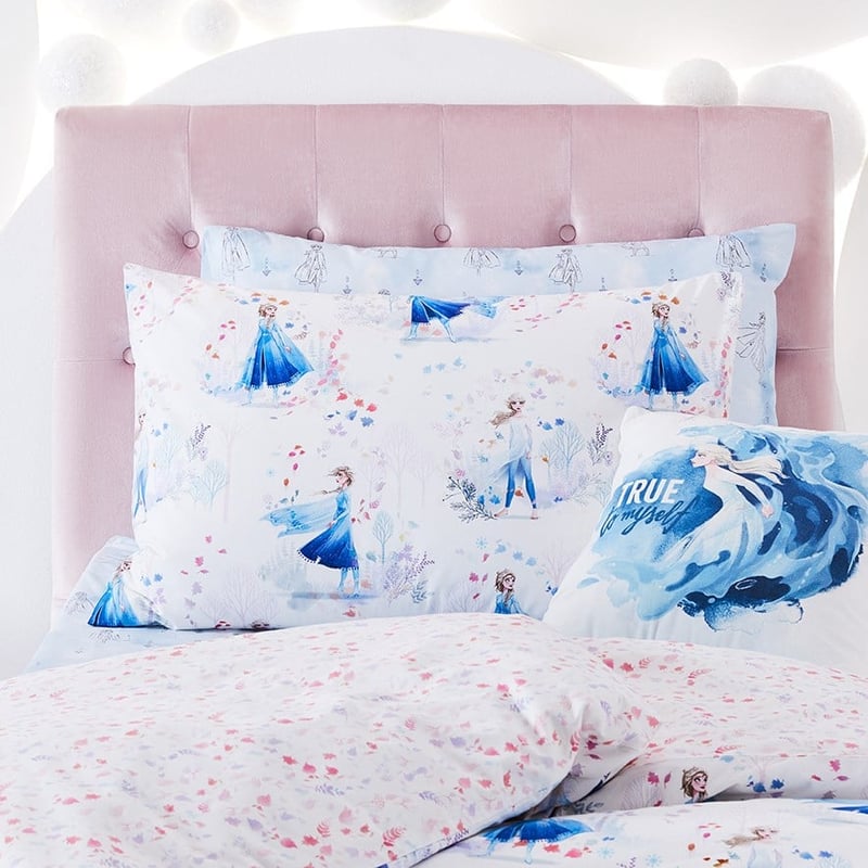 Frozen 2 White Botanical Quilt Cover Set