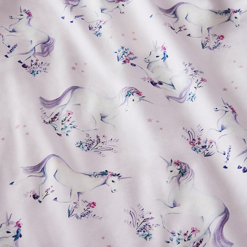 Magical Unicorn Lilac Quilt Cover Set