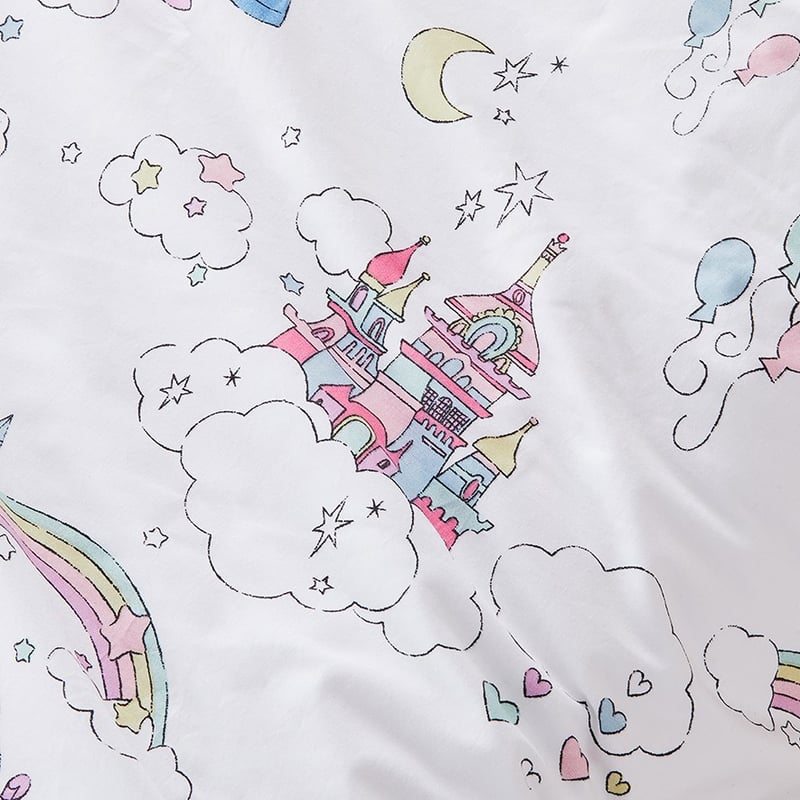 My Little Pony Rainbow Love White Quilt Cover Set