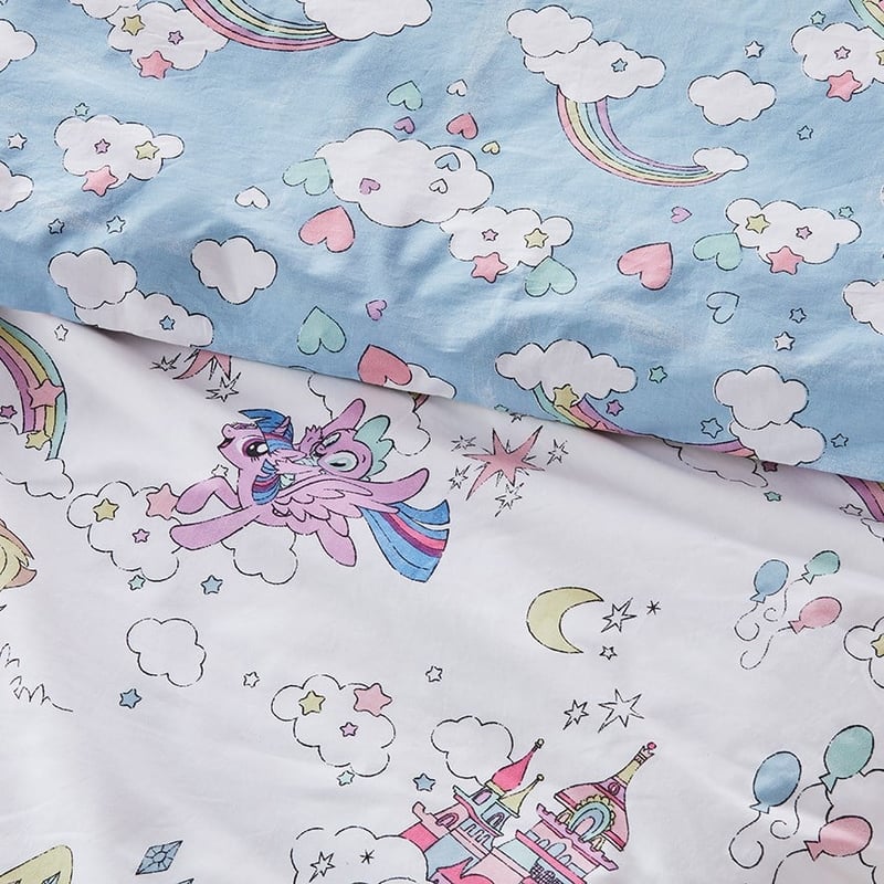 My Little Pony Rainbow Love White Quilt Cover Set