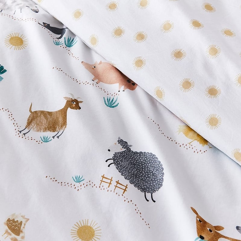 Farm Yard Organic Cotton Quilt Cover Set