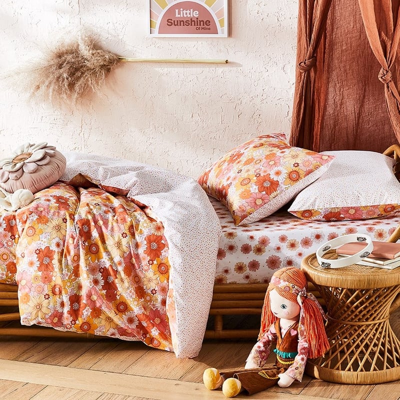 Wild Flower Sunshine Quilt Cover Set