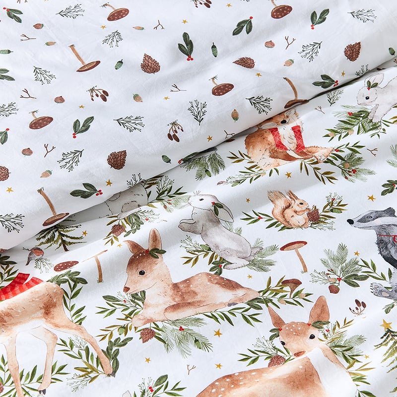 Festive Forest Multi Quilt Cover Set