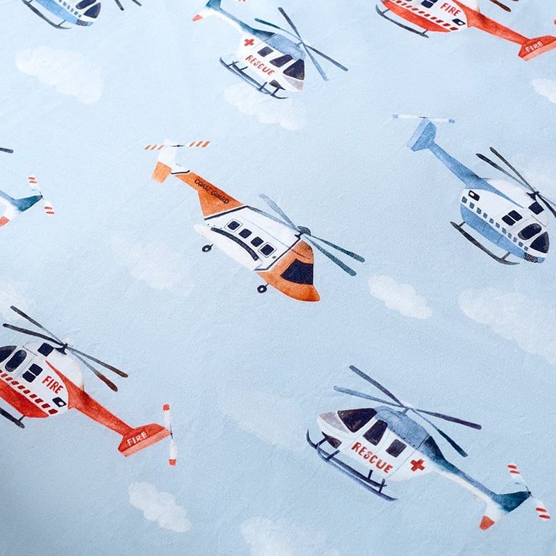 Gridlock Blue Quilt Cover Set