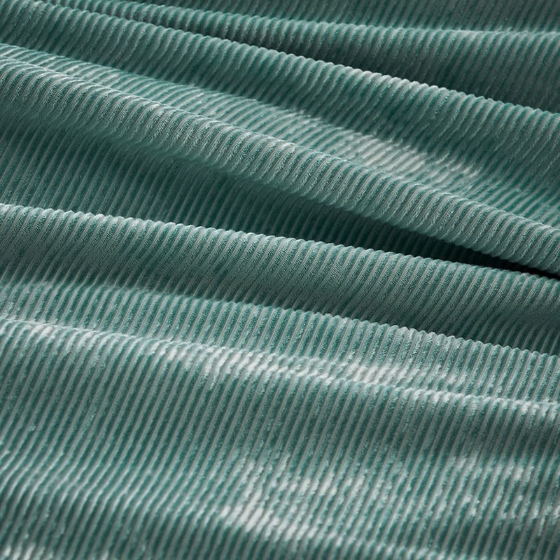 Oslo Corduroy Soft Sage Quilt Cover Set