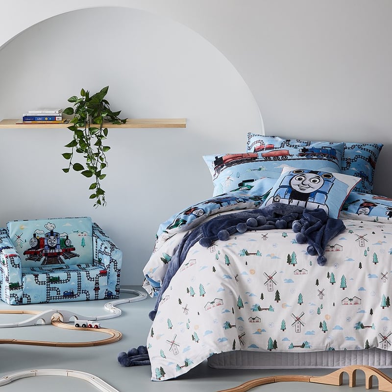 Thomas & Friends Sky Blue Quilt Cover Set