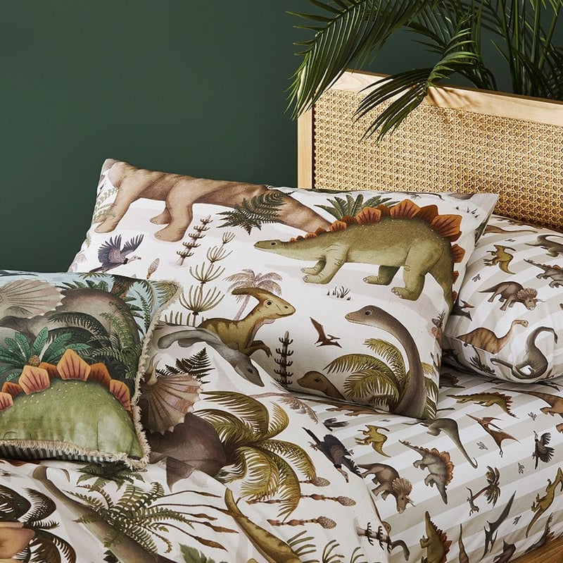 Fleur Harris Prehistorica Natural Quilt Cover Set