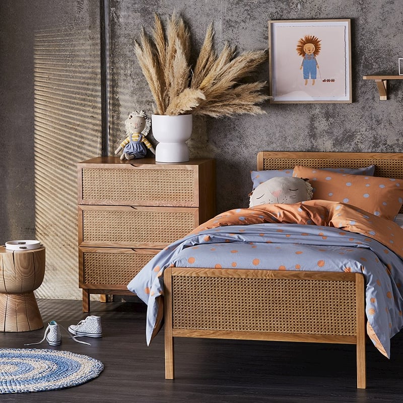 Mark Tuckey Polka Clay Organic Quilt Cover Set