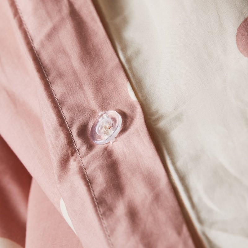 Mark Tuckey Polka Oatmeal Organic Quilt Cover Set